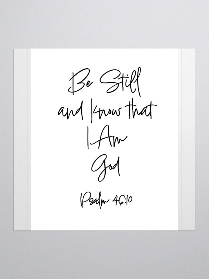 Be Still and Know - Sticker product image (2)