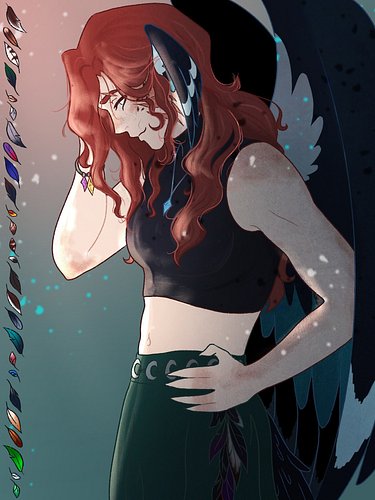 I have been having a lot of thoughts about epilogue Vast going through HRT and I just think she's pretty <3 <3 @artfulrenegad...