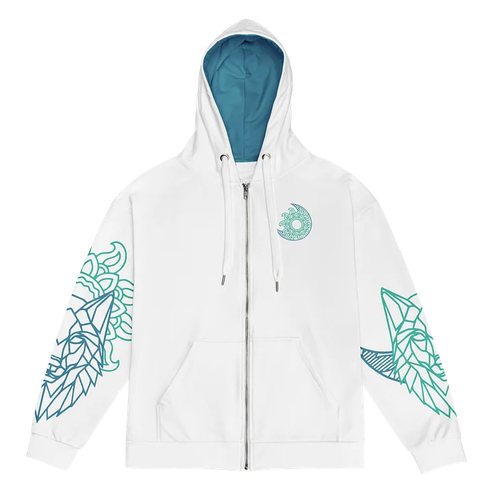Ookami Pack Zip Up - White Vers product image (1)