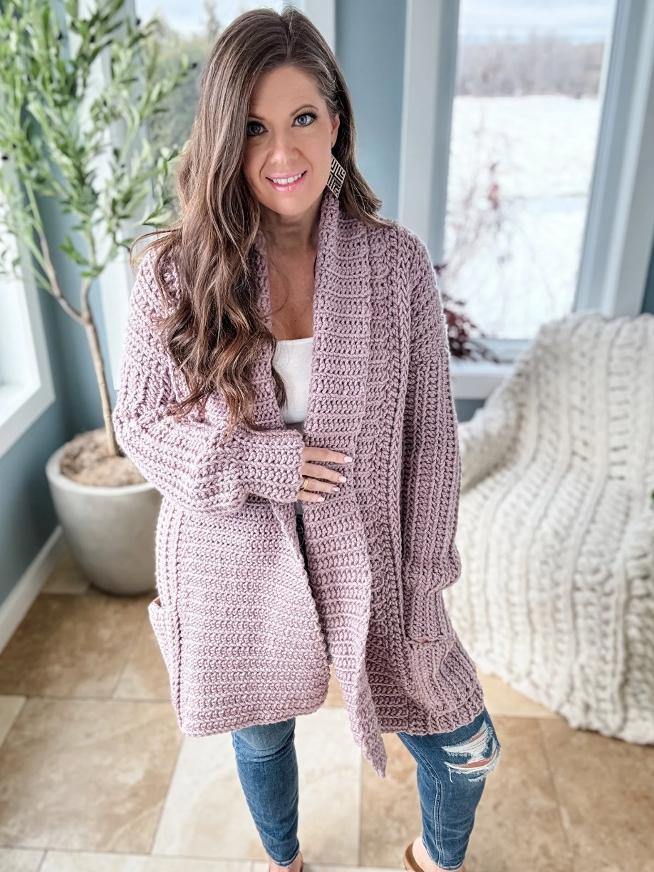 Cuddly As A Cloud Cardigan Crochet Pattern product image (1)