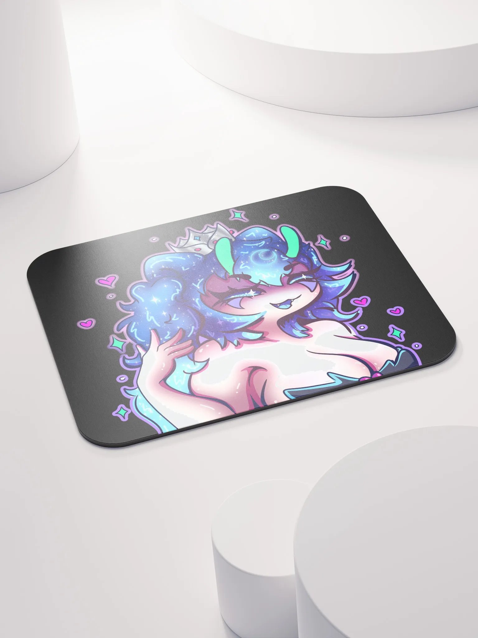 Princess Trashi Mouse Pad (flat) product image (4)