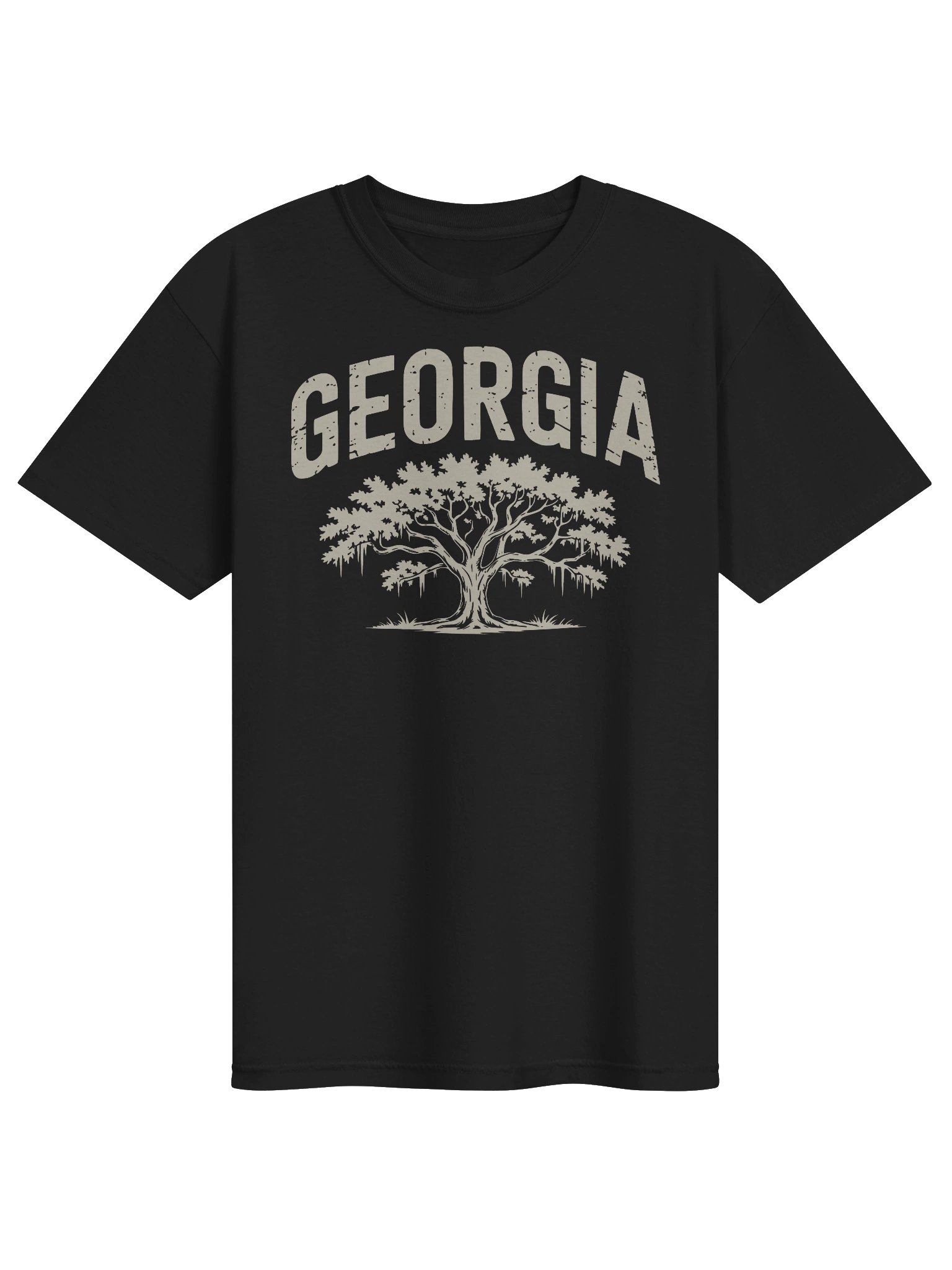Georgia Oak Tree T-Shirt | Vintage Southern State Pride Tee product image (1)