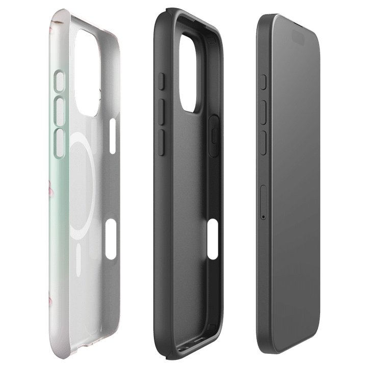 CHERRY BLOSSOM OMBRE - MagSafe® iPhone® Tough Case product image (2)