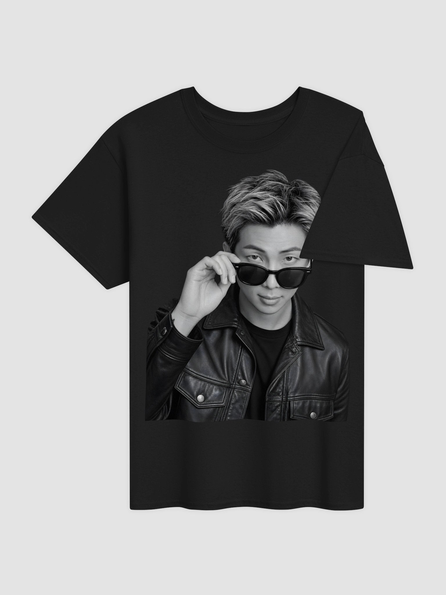 Vintage RM BTS Shirt Kim Namjoon Graphic Tee Kpop Leader Merch product image (5)