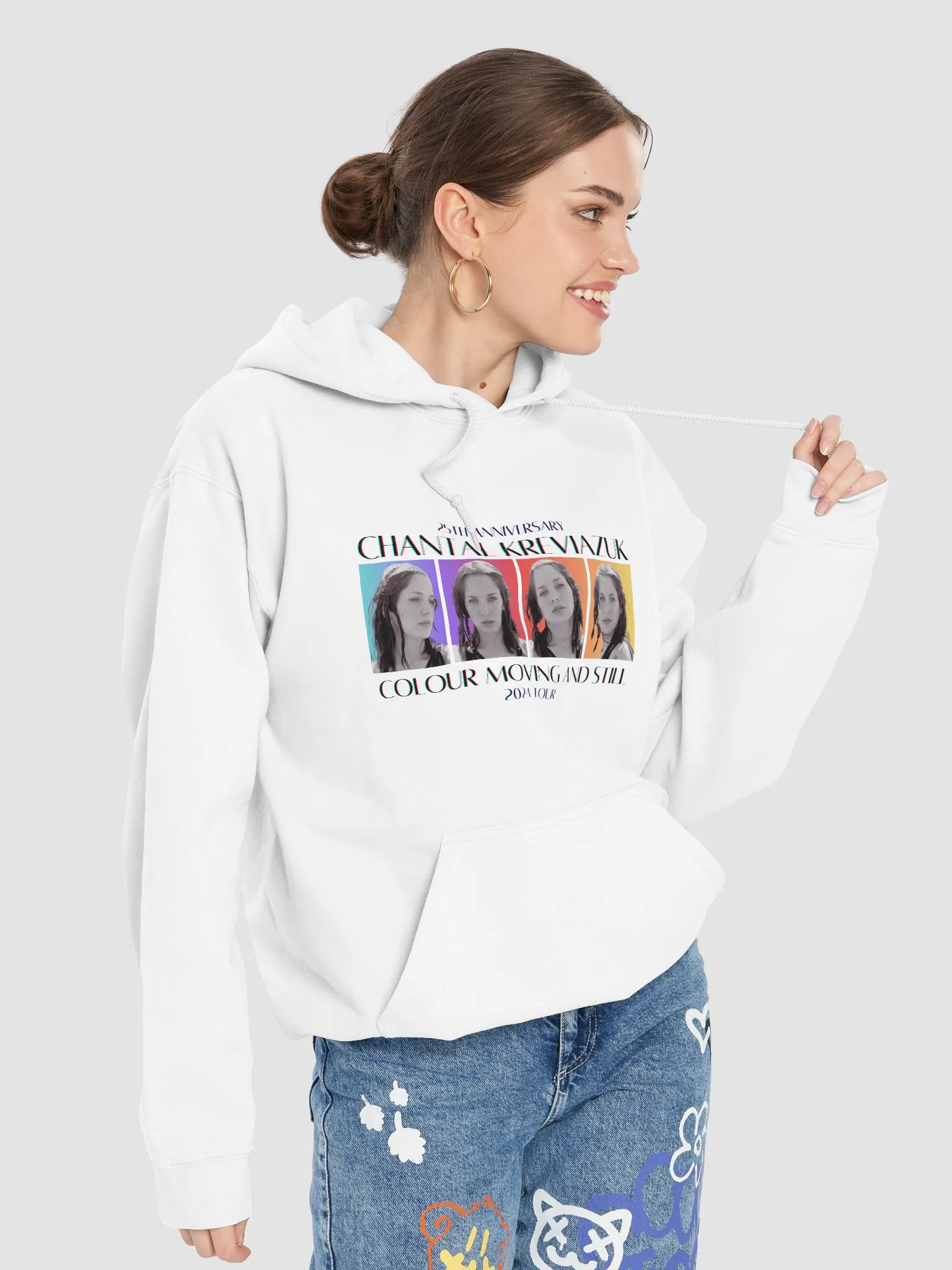 CMAS25 Official Tour Hoodie - 2024 Tour (White4) product image (40)