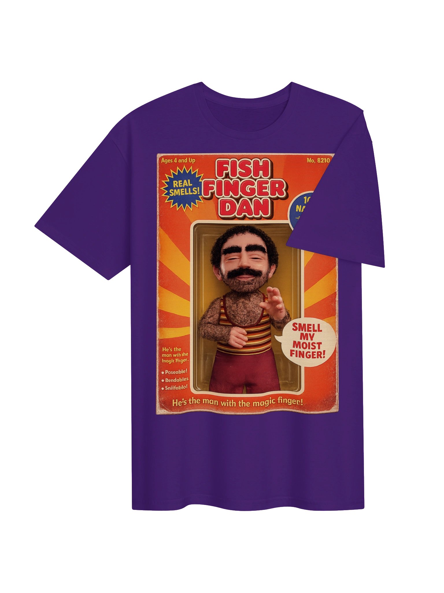 666 Toys | Fish Finger Dan | Gildan Unisex Softstyle T-Shirt product image (4)