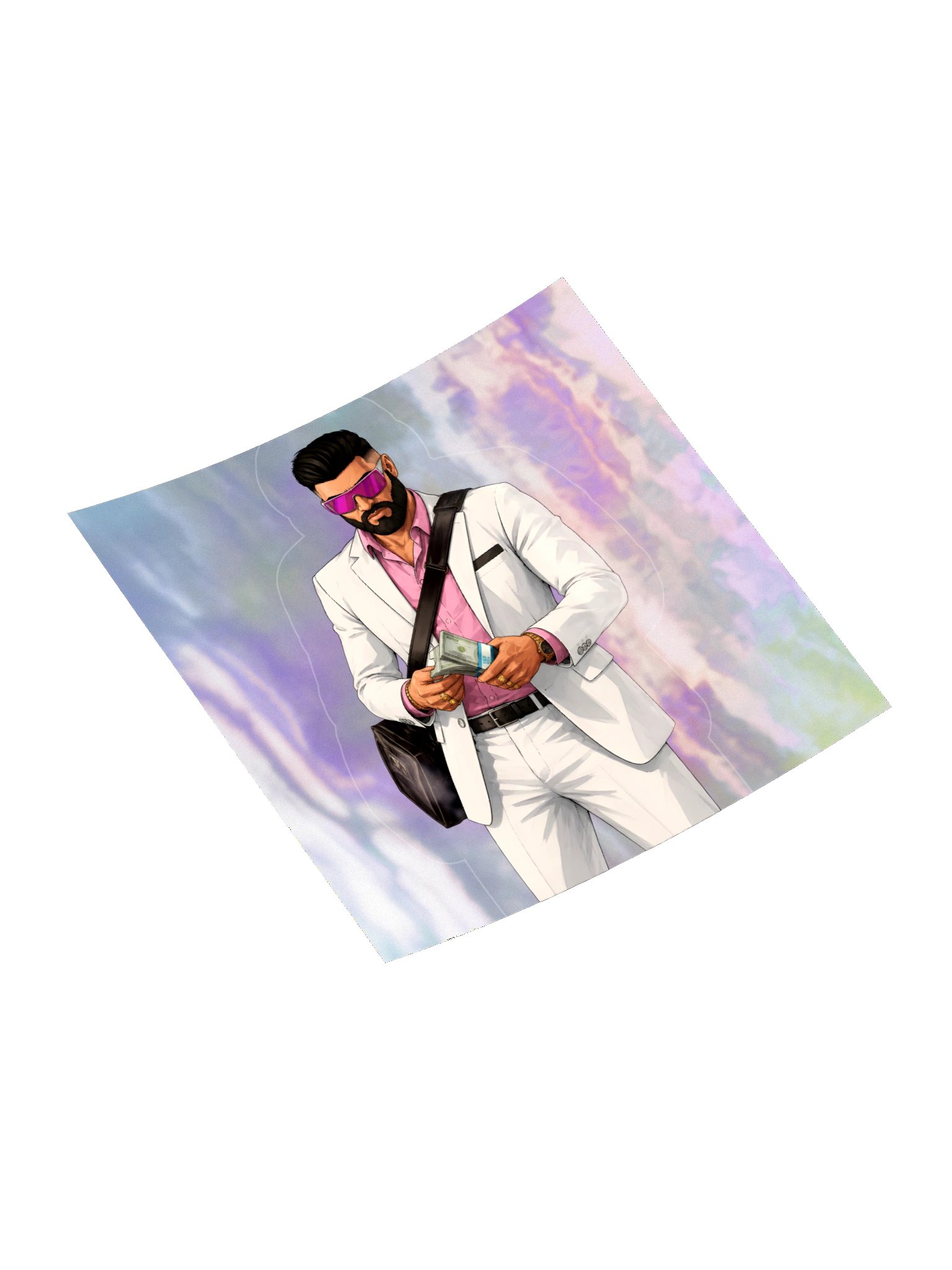 Droppo Escobar Counting Stacks Sticker product image (4)