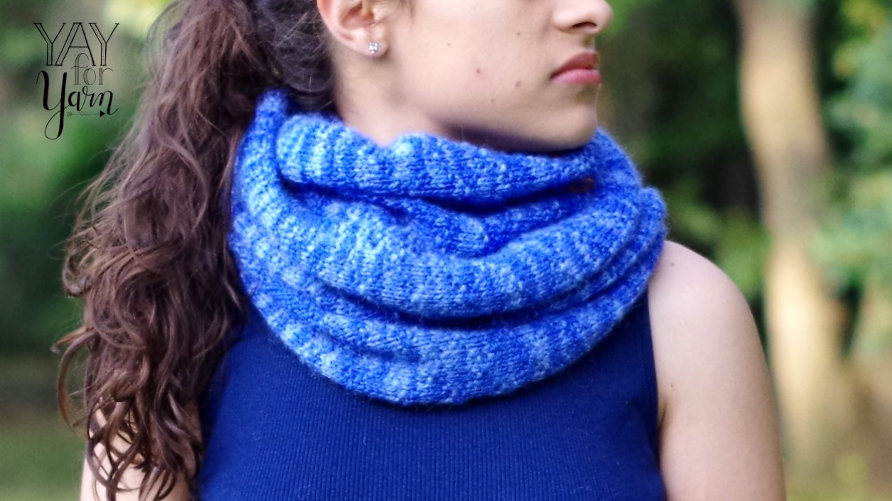 Convertible Diamond Wrap - PDF Knitting Pattern & Video Tutorial - Poncho Shawl Infinity Scarf product image (3)