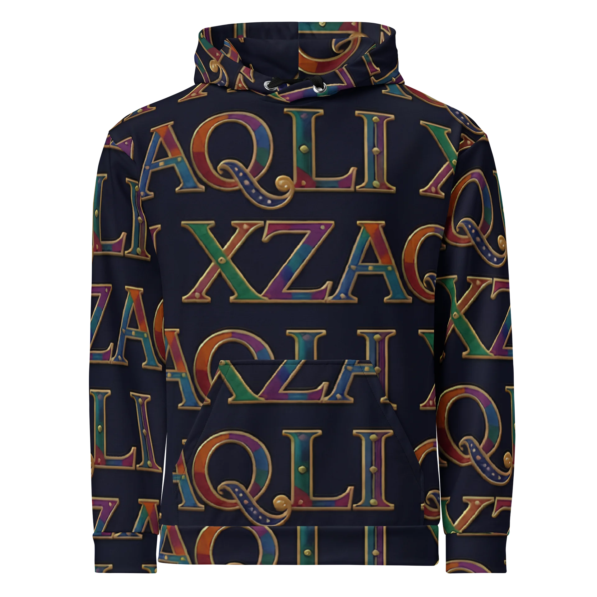 XZAQLI Prism Monogram Hoodie product image (1)