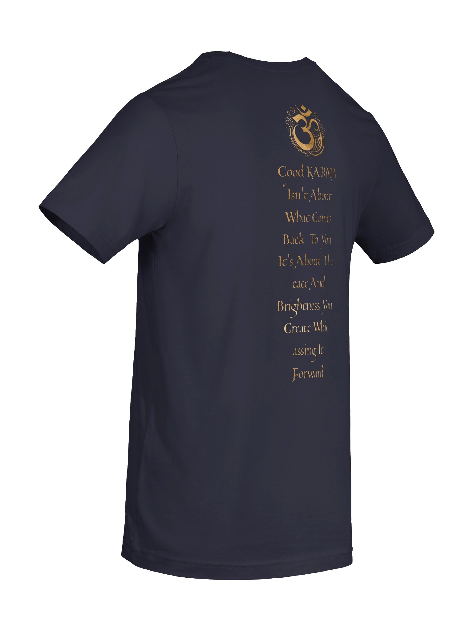 Good Karma Om Gold Tee product image (28)