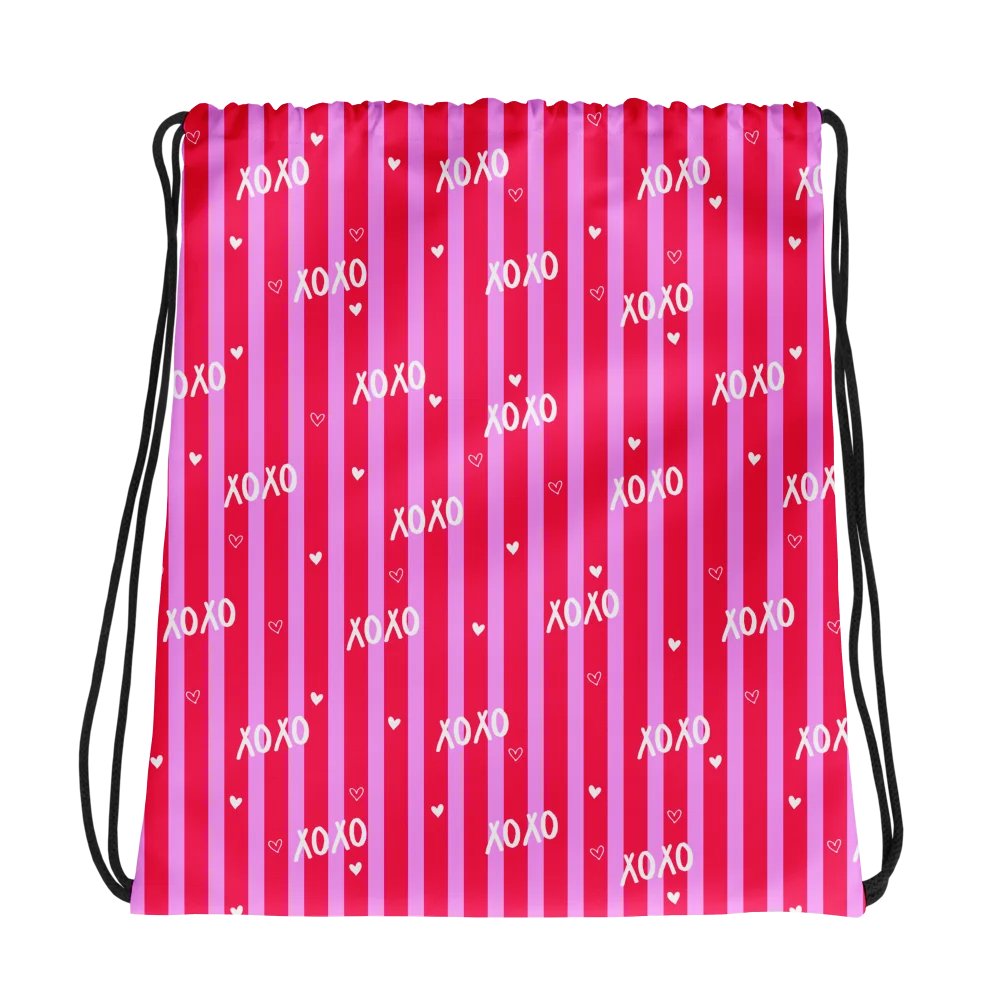 XOXO Blush Gym Drawstring Bag. product image (2)