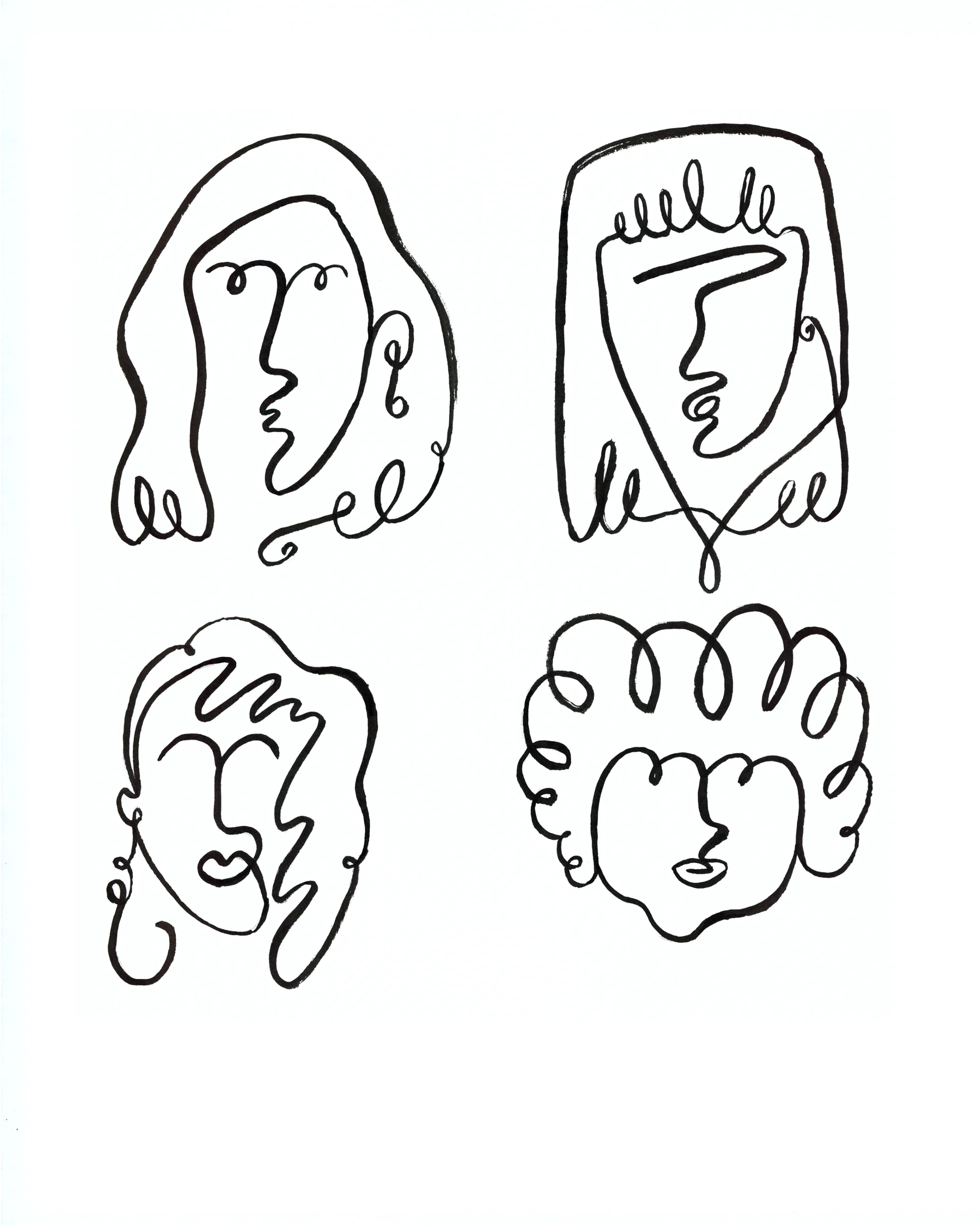 Line Girls - Giclée Fine Art Print product image (2)