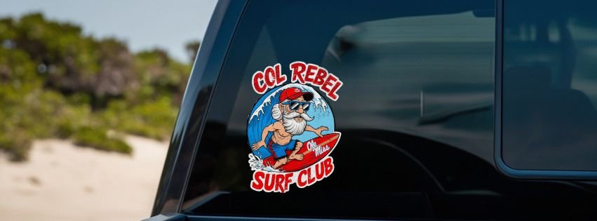 Col Reb Surf Club Stickers product image (1)