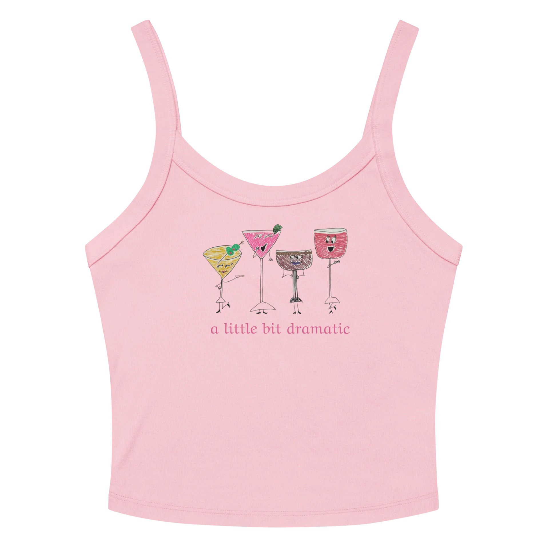 a little bit dramatic tank (pink) product image (2)