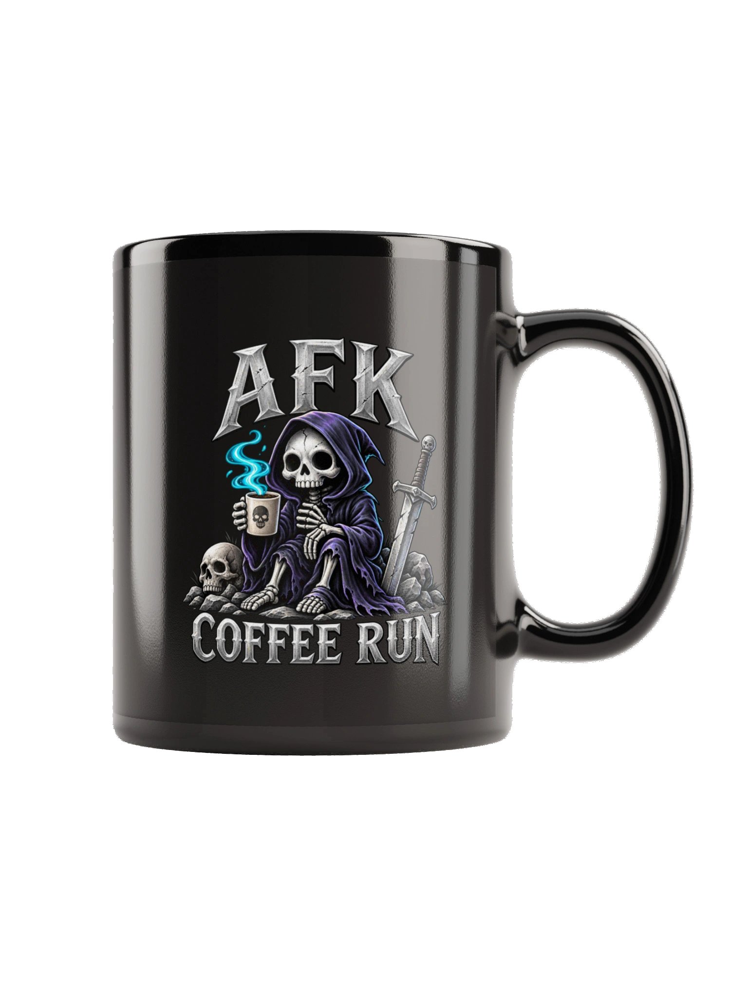 AFK Coffee Run Mug (Black) product image (3)