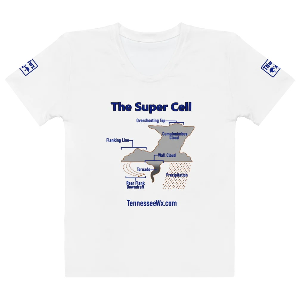 Super Cell Diagram Womens Crew Tee Shirt product image (1)