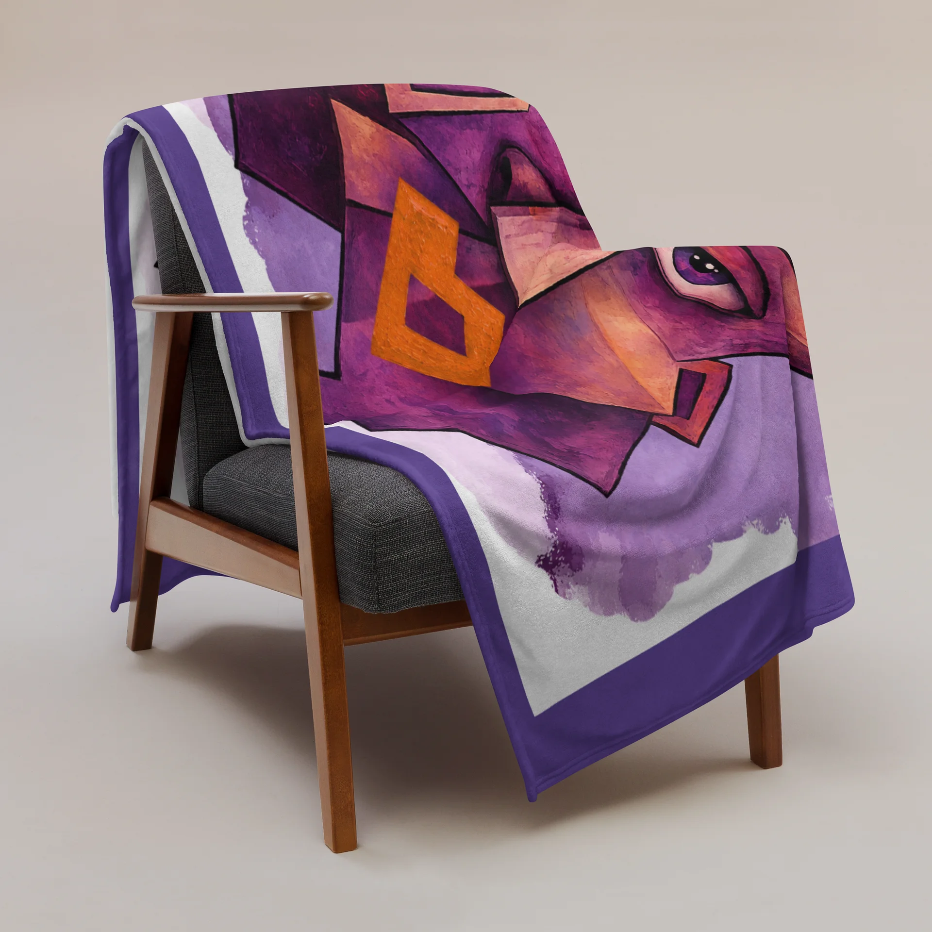 Plaid Galerie - Le Bavard Pourpre product image (4)