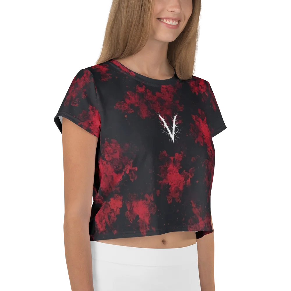 Crimson Abyss Crop Tee product image (4)