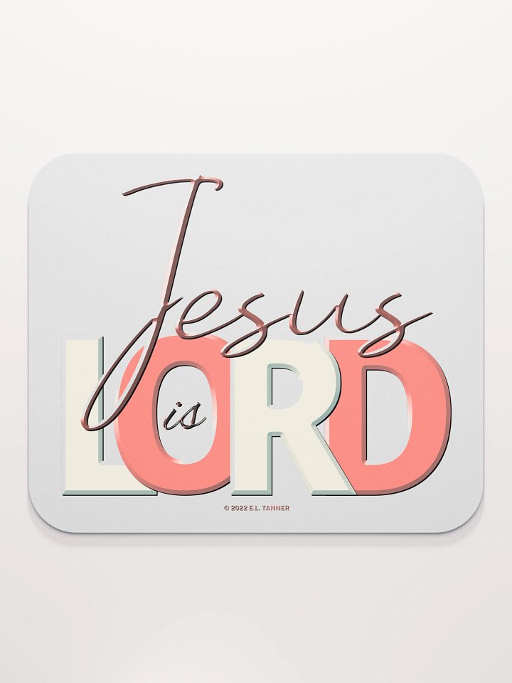 Jesus is Lord, Peach Mouse Pad product image (2)