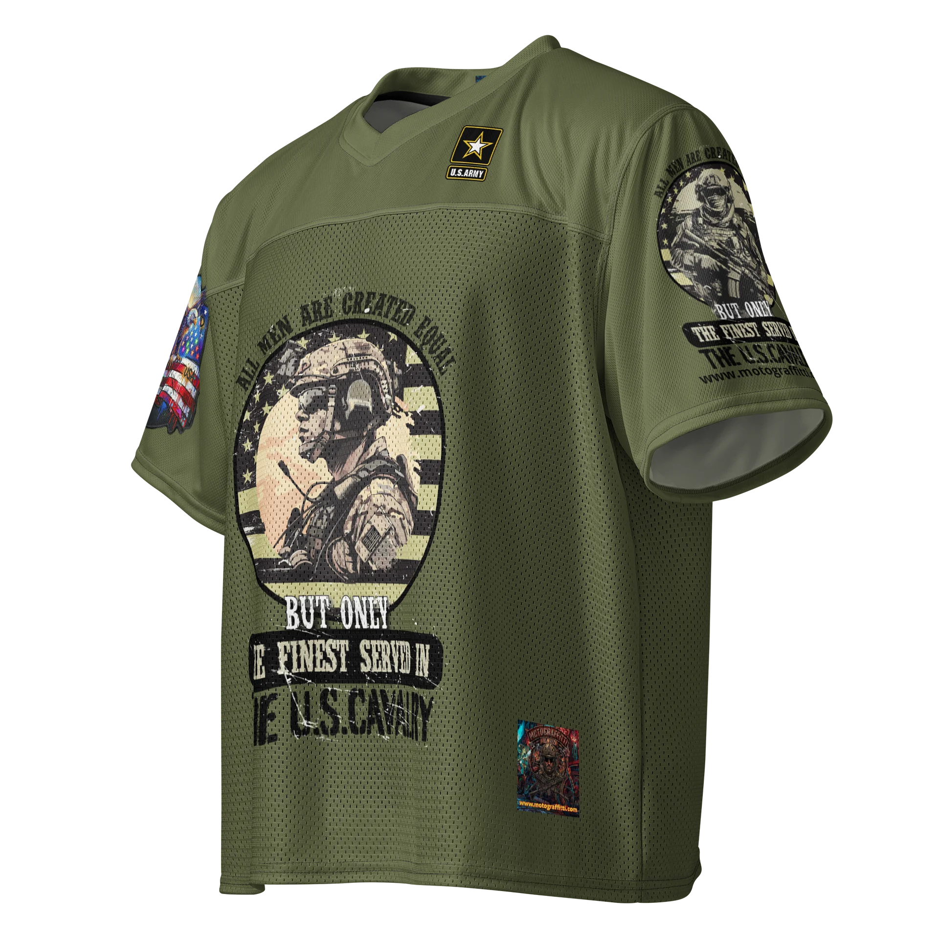 USCRA OD Green Football Jersey product image (3)