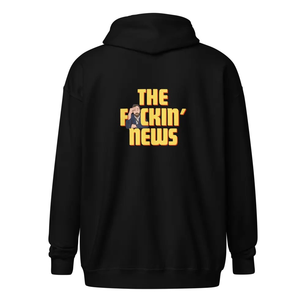 The F*ckin' News Yellow Logo Hoodie product image (1)