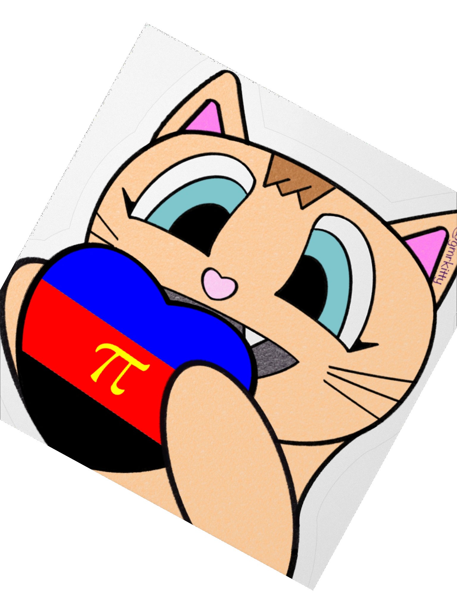 PolyA Pride Kitty Sticker product image (6)