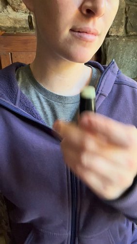 Three All-natural ingredients make up our lip balm: Olive Oil, our own Beeswax, Vitamin E, and Essential oils. #allnaturalski...