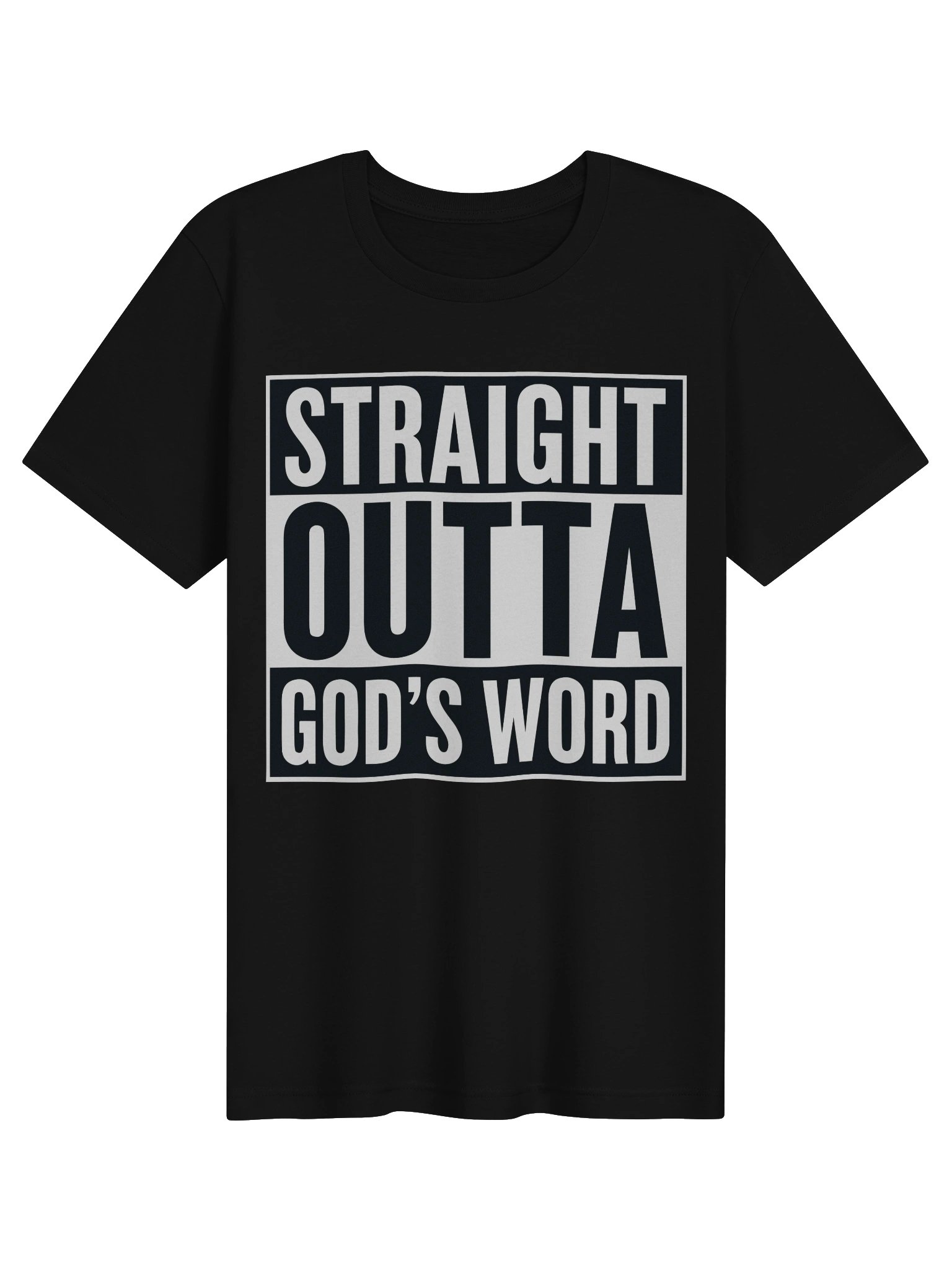 Straight Outta God's Word T-Shirt product image (1)