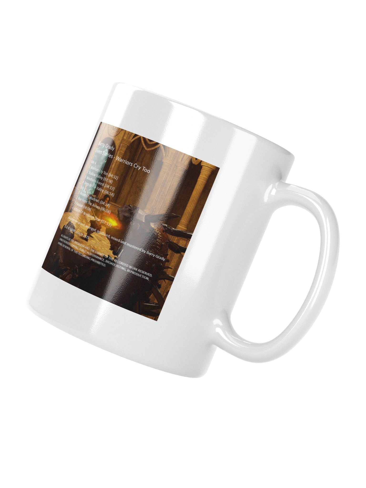 'Elven Stories - Warriors Cry Too' Mug product image (8)