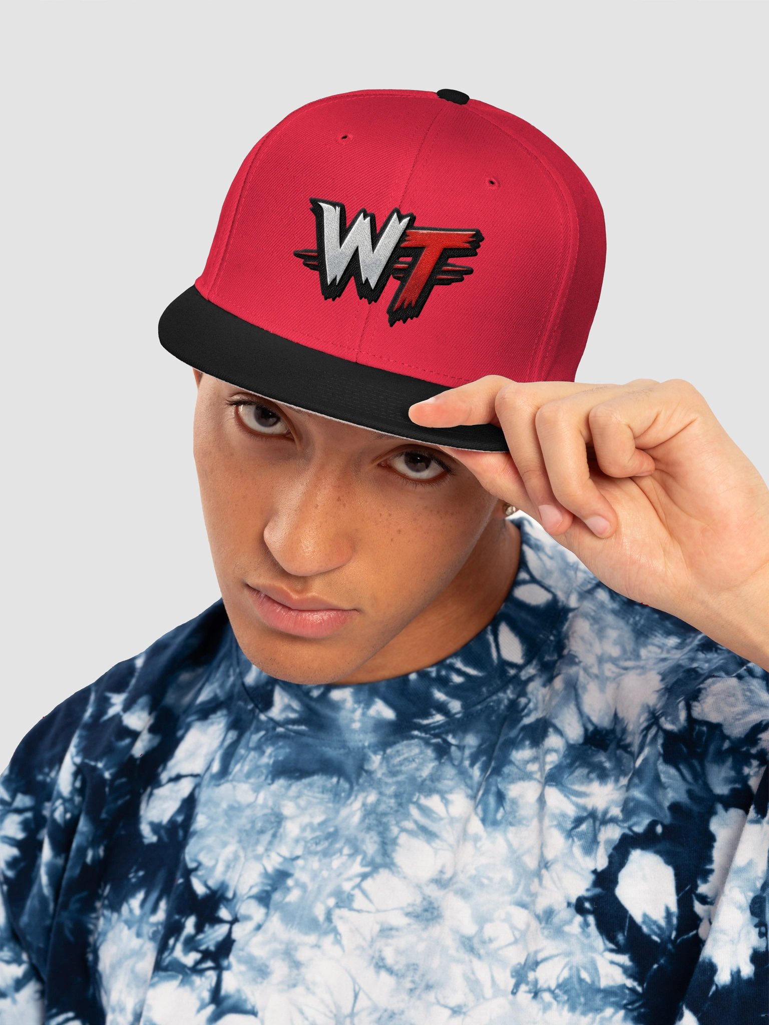 WrestleTapes Red/Black Hat product image (5)