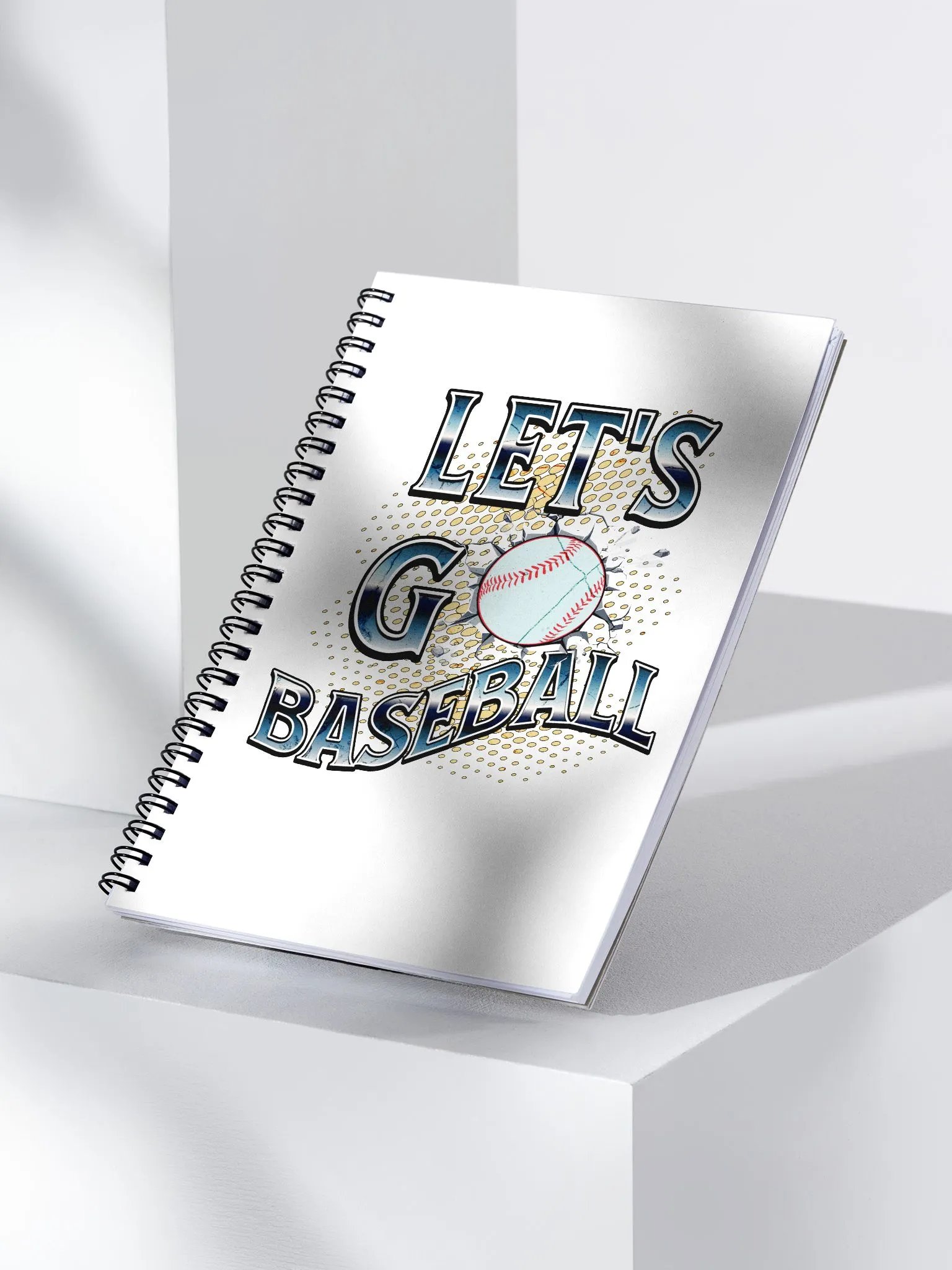 Lets Go Baseball Dynamic Breakthrough Spiral Notebook product image (2)