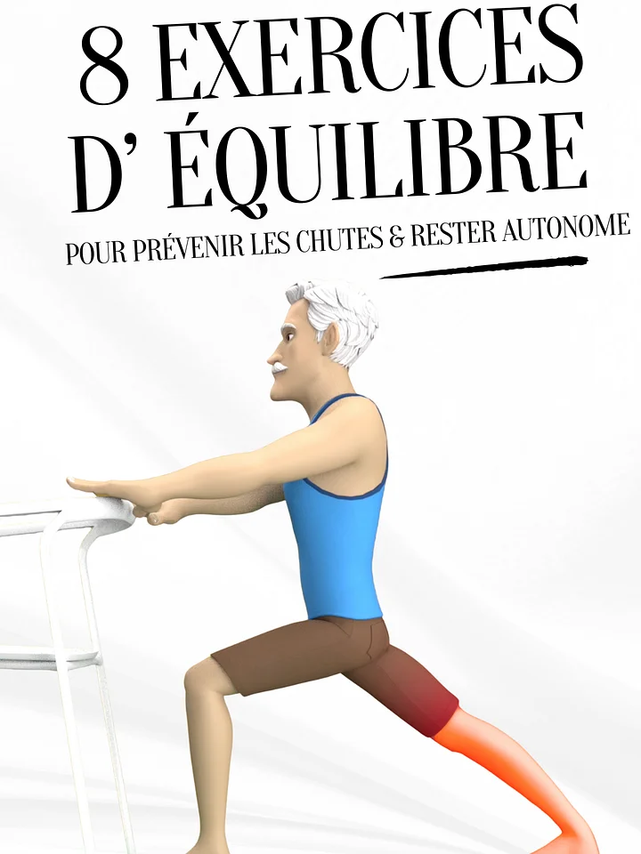 Ebook - Exercices équilibre et stabilité 10 minutes d'exercices à faire à la maison product image (1)