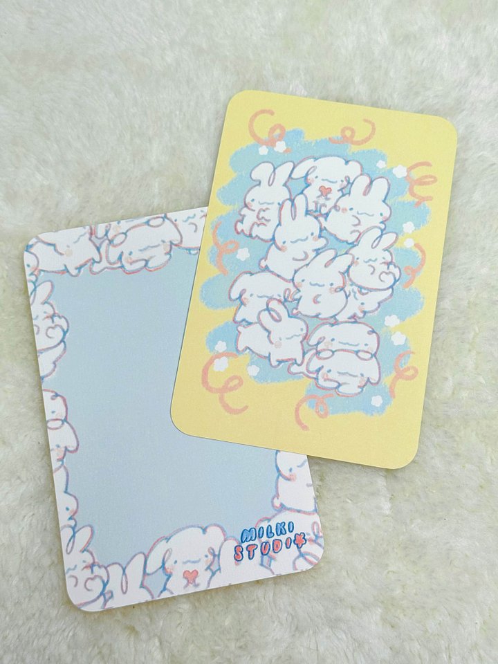 Yellow Doodle Bunni Postcard product image (1)