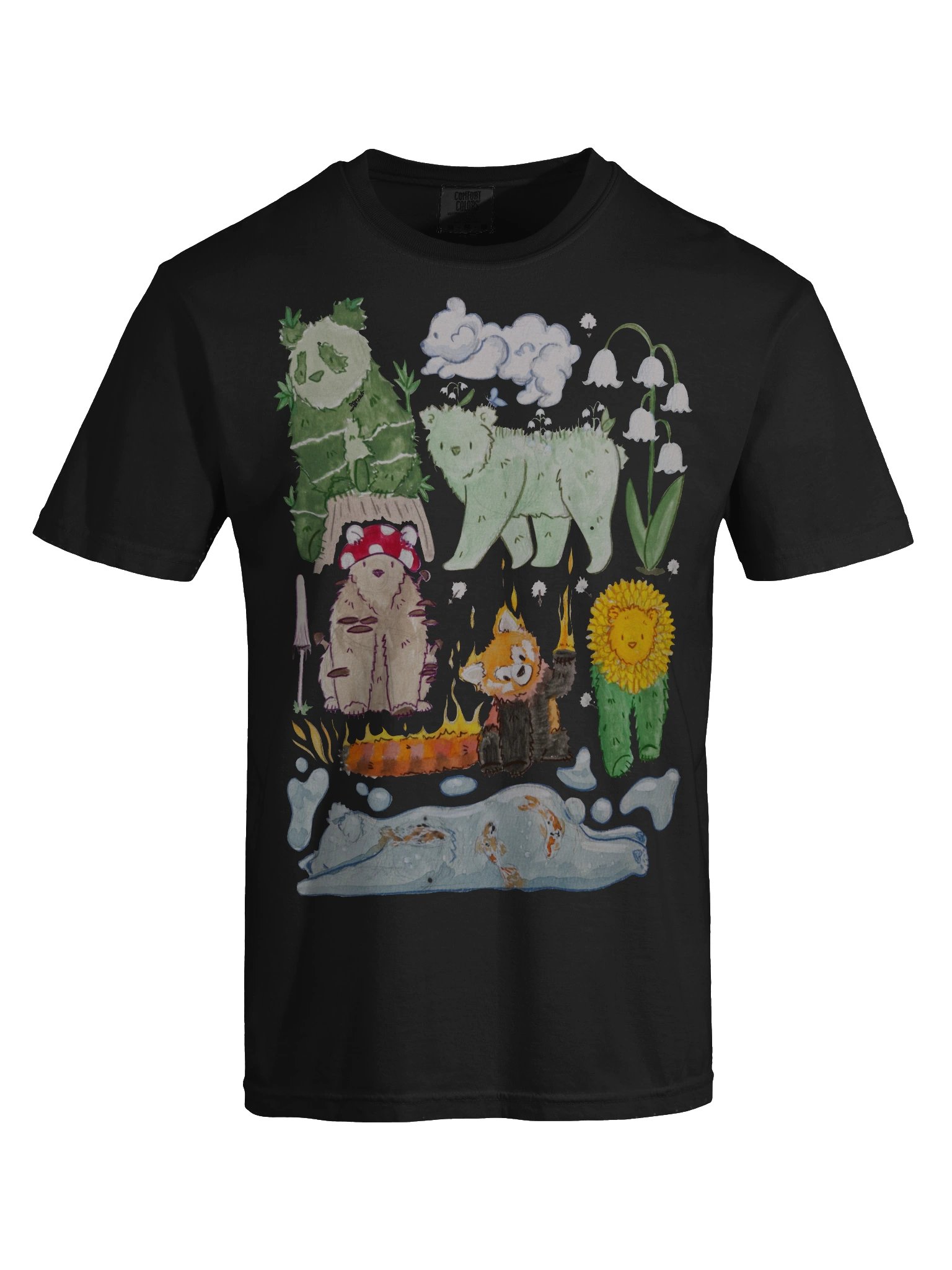 Nature bears tee heavyweight product image (26)