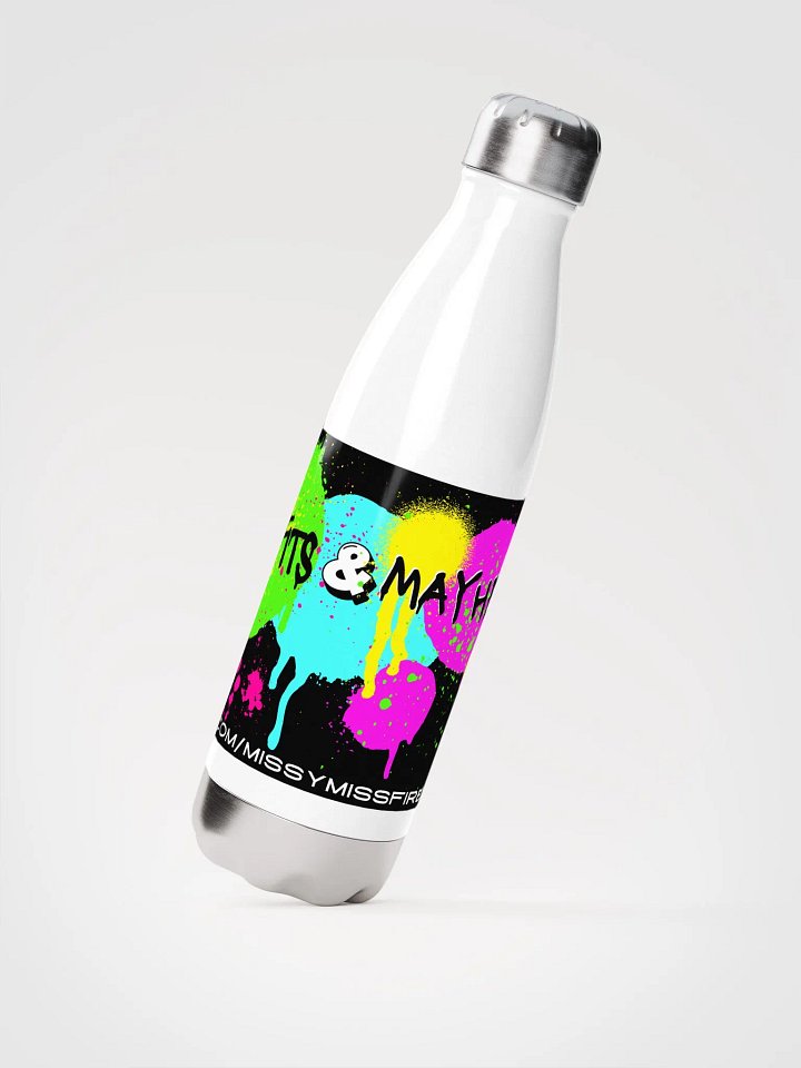Missfits and Mayhem Graffiti Insulated Water Bottle product image (2)