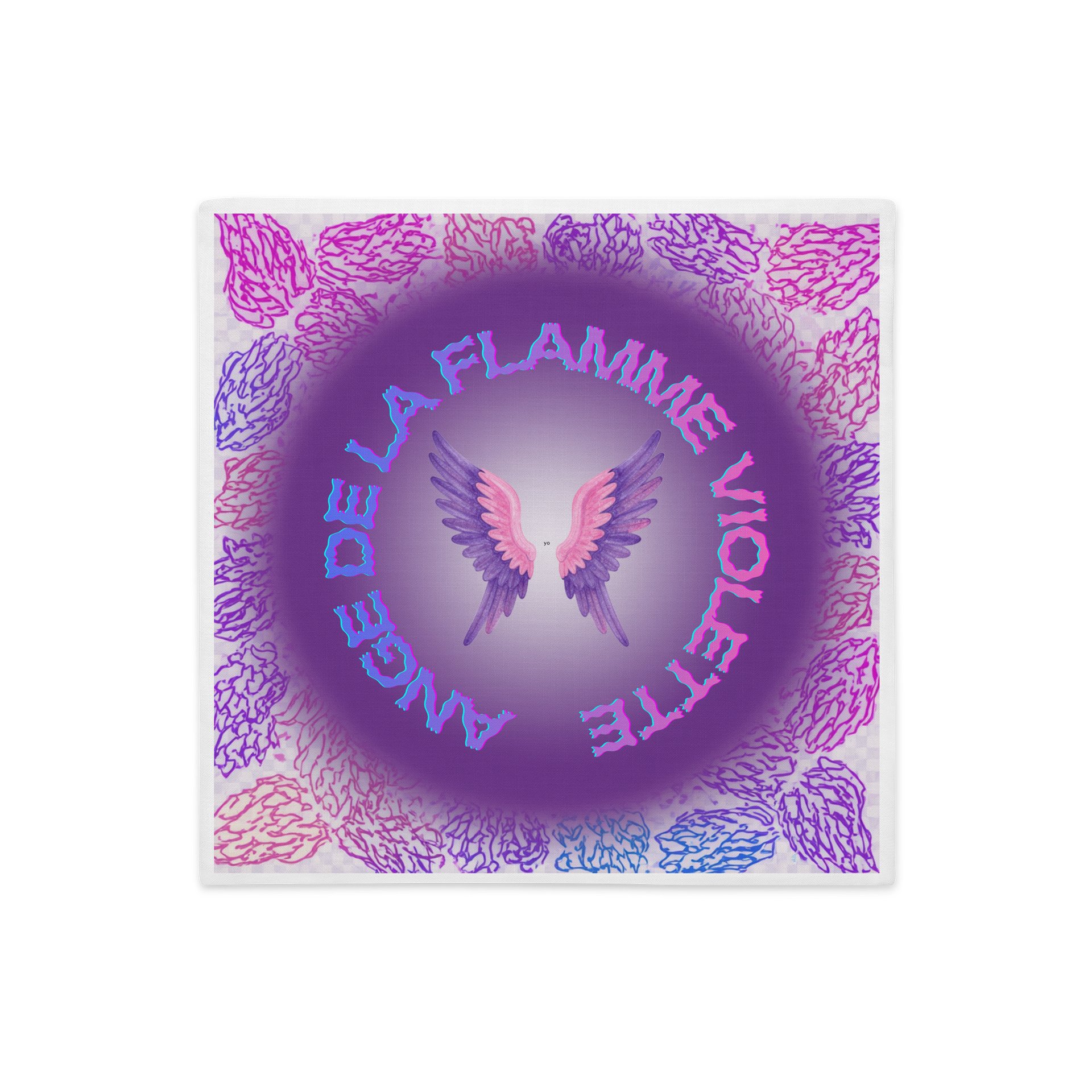 Ange De La Flamme Violet Premium Pillow Case product image (1)