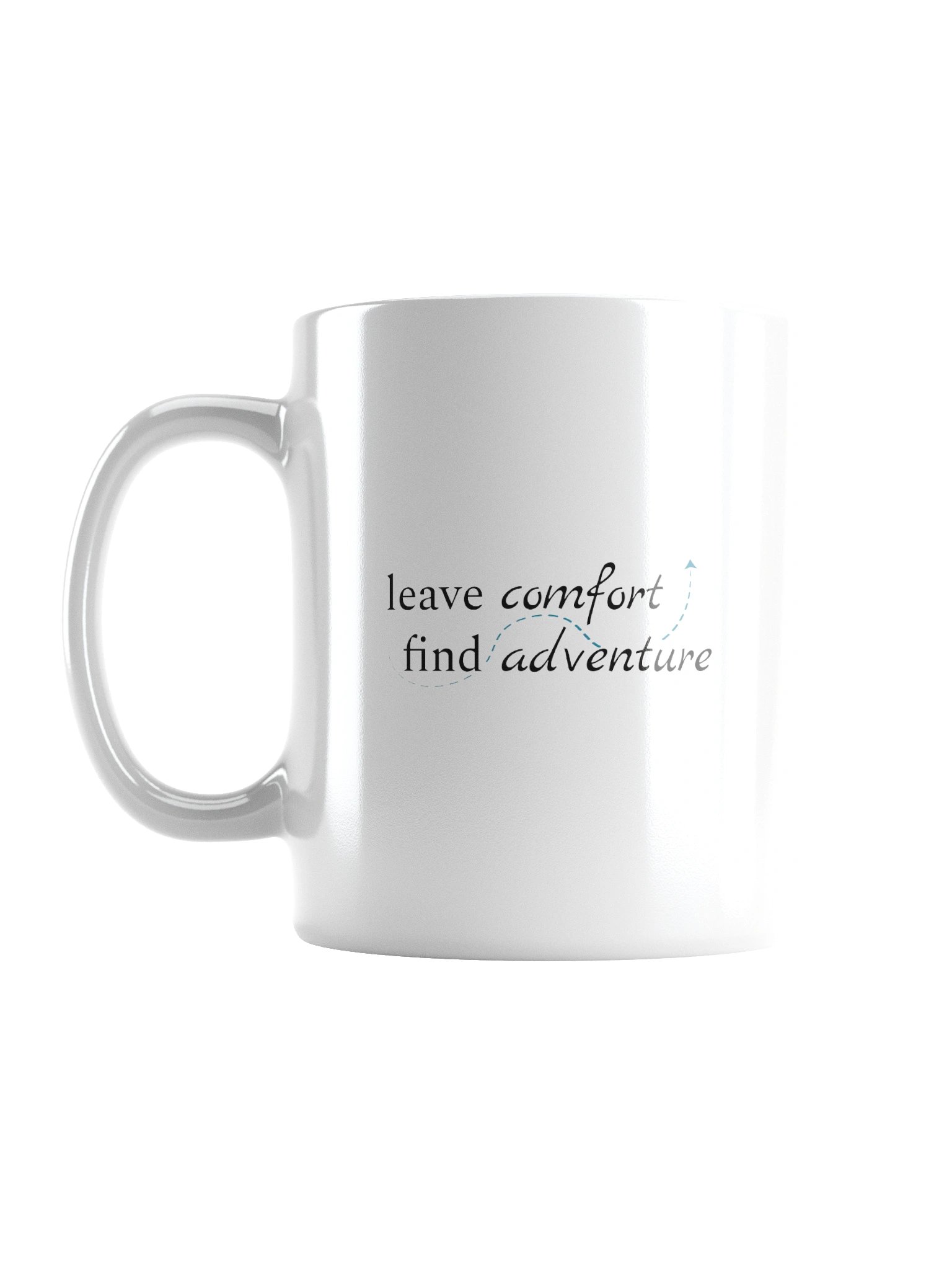 Leave Comfort, Find Adventure, Take Risks, Make Memories - White Mug product image (1)