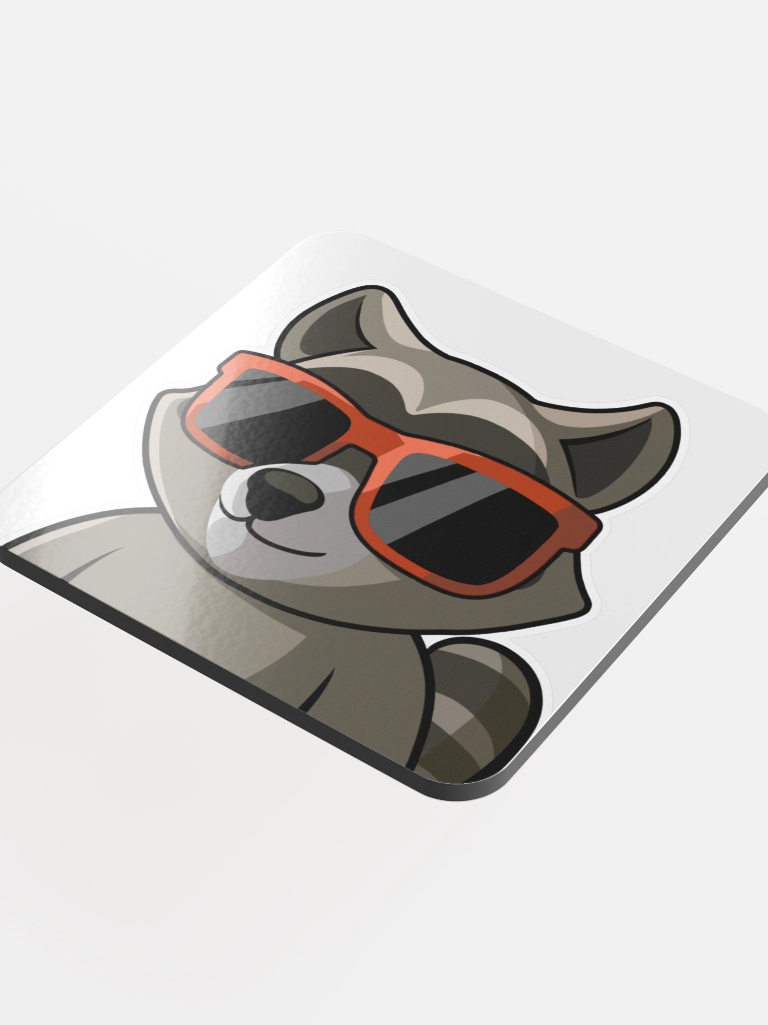 RespawnRaccoon's Coaster - White Background product image (4)