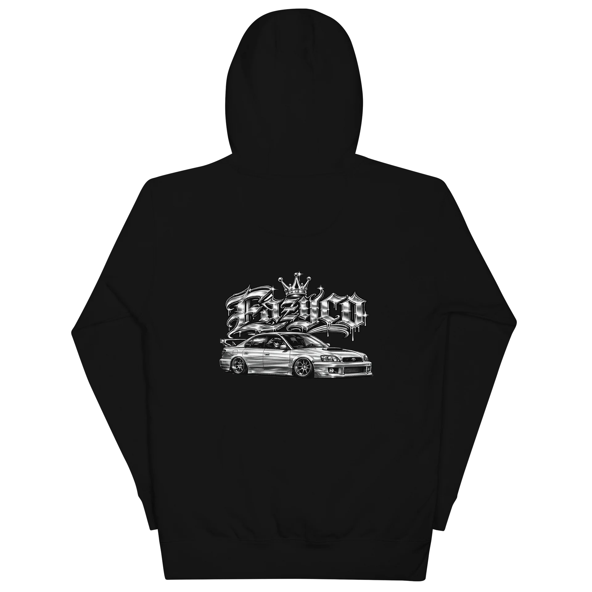 Hoodie “EAZYCO with CAR” BLACK product image (7)