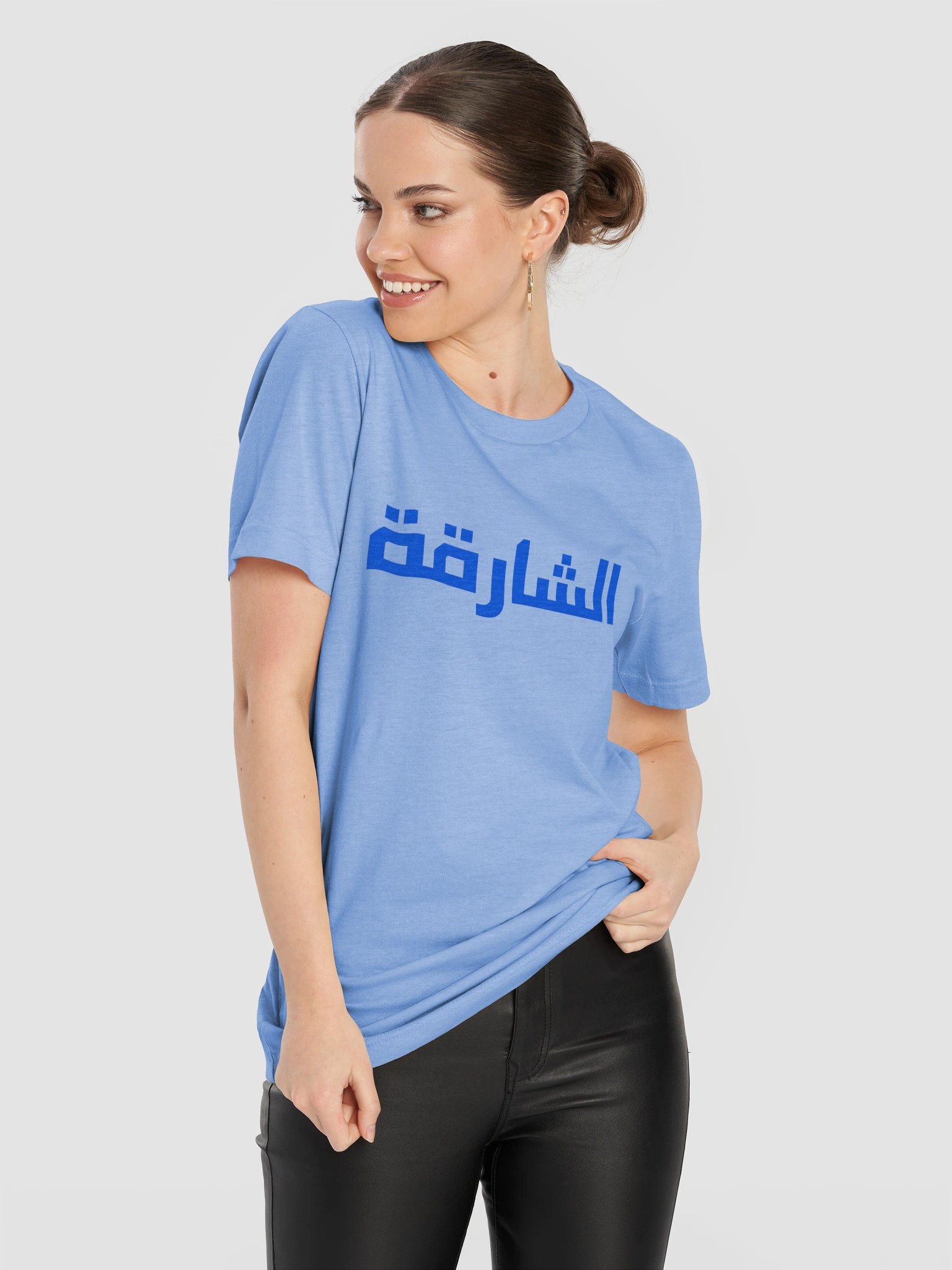 Sharjah Blue Arabic Script Tee product image (11)