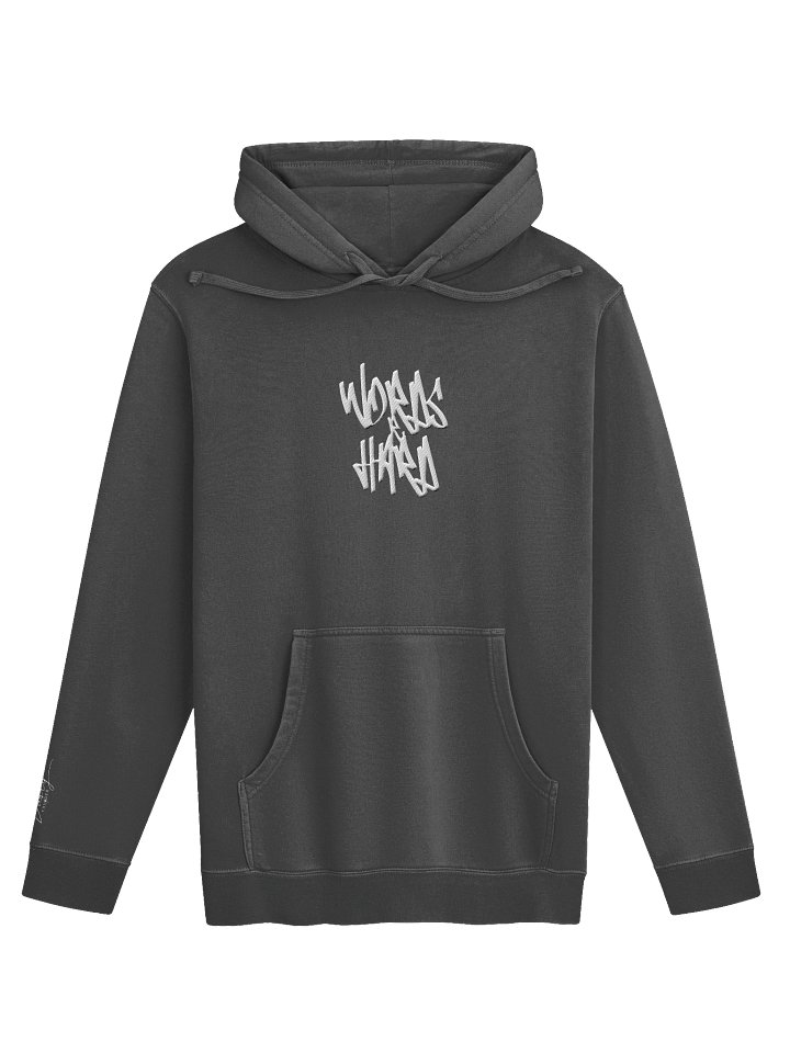 Words R Hard - Graffiti Embroidered Hoodie product image (5)