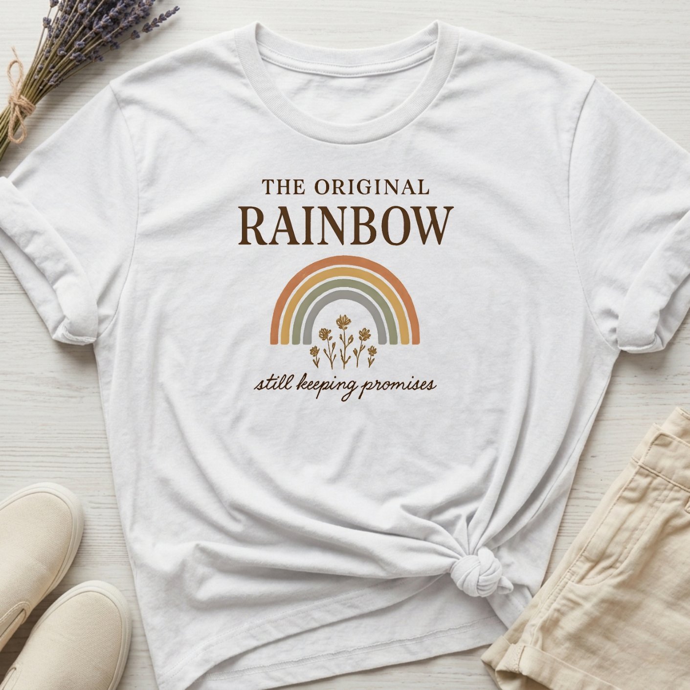Heritage Goods: "The Original Rainbow" Organic T-Shirt product image (1)