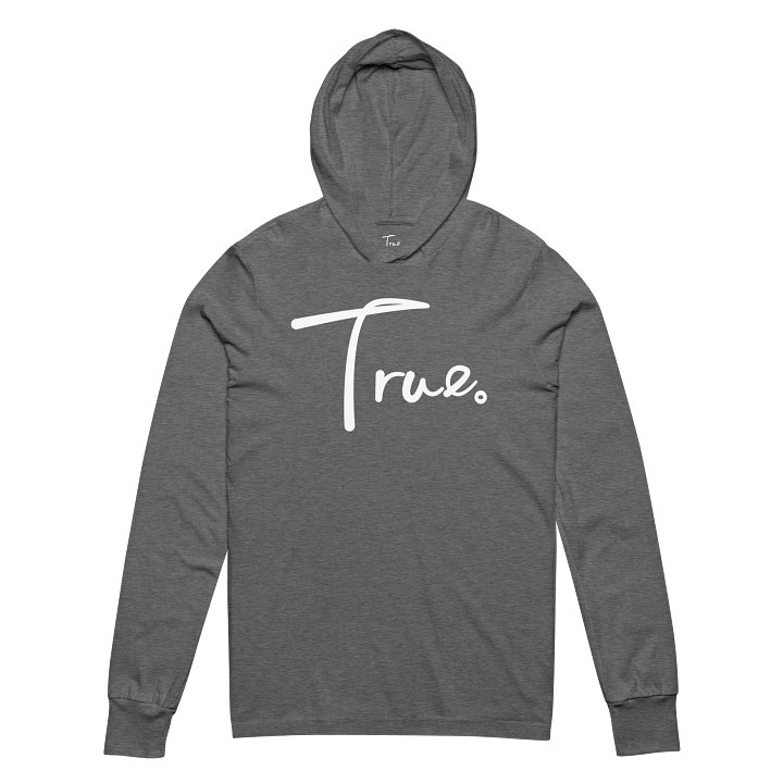 Frame Hooded Tee — in Grey Triblend + Whisper White (Unisex) product image (2)