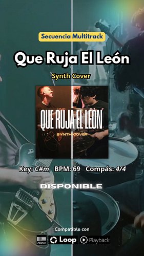 🚨 DISPONIBLE AHORA!!

🎵 Secuencia Multitrack de 