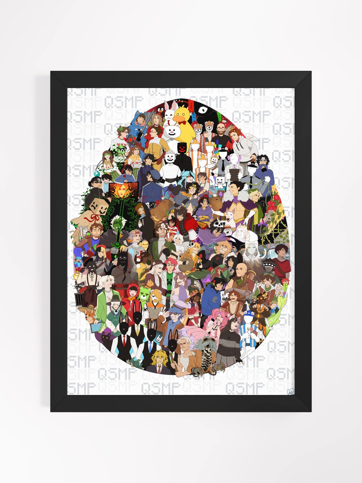QSMP Crowd - Framed Poster product image (1)