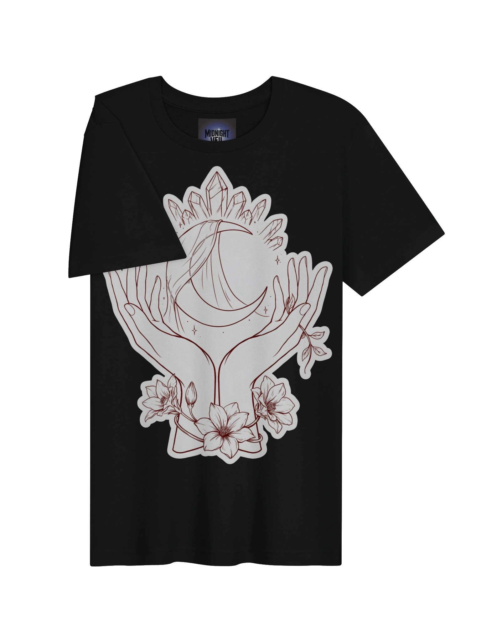 Moonlit Hands & Crystal Crescent Tee product image (29)
