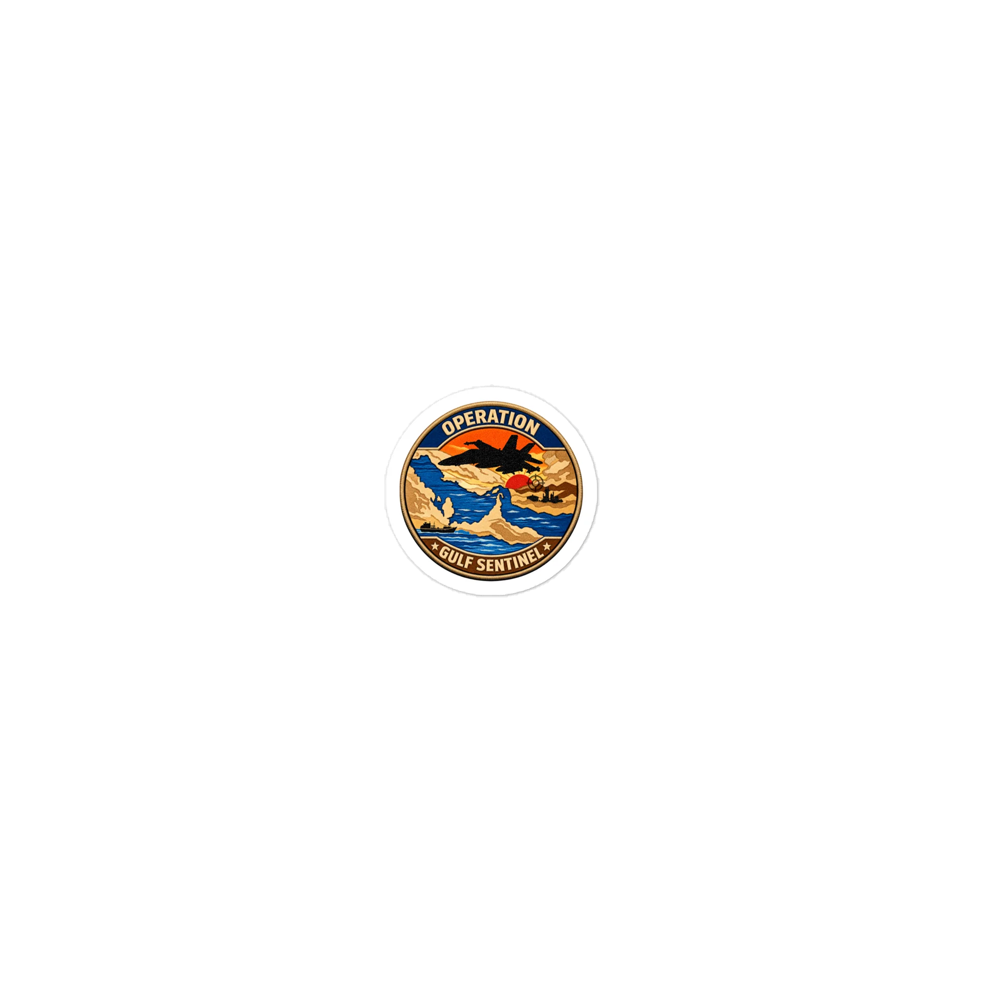 Operation Gulf Sentinel — Logo Sticker product image (1)