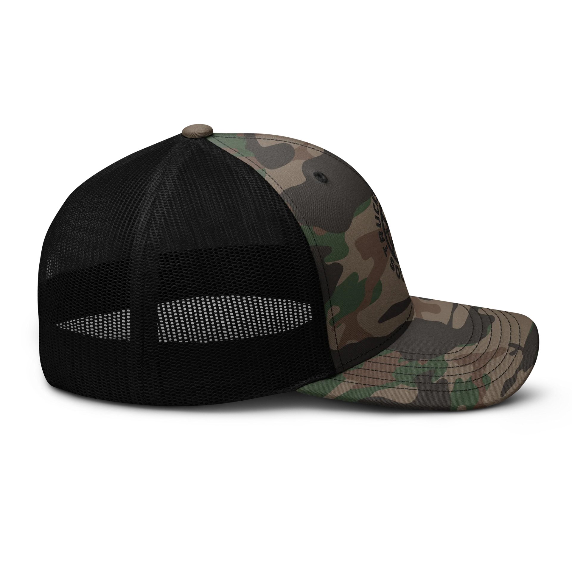 CROSSROADS BLACK Camo Trucker Hat product image (7)