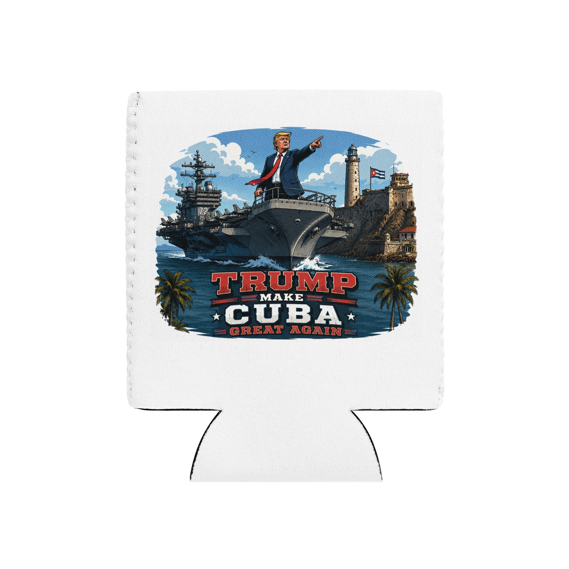 Trump Make Cuba Great Again - Porta Latas / Can Cooler product image (1)