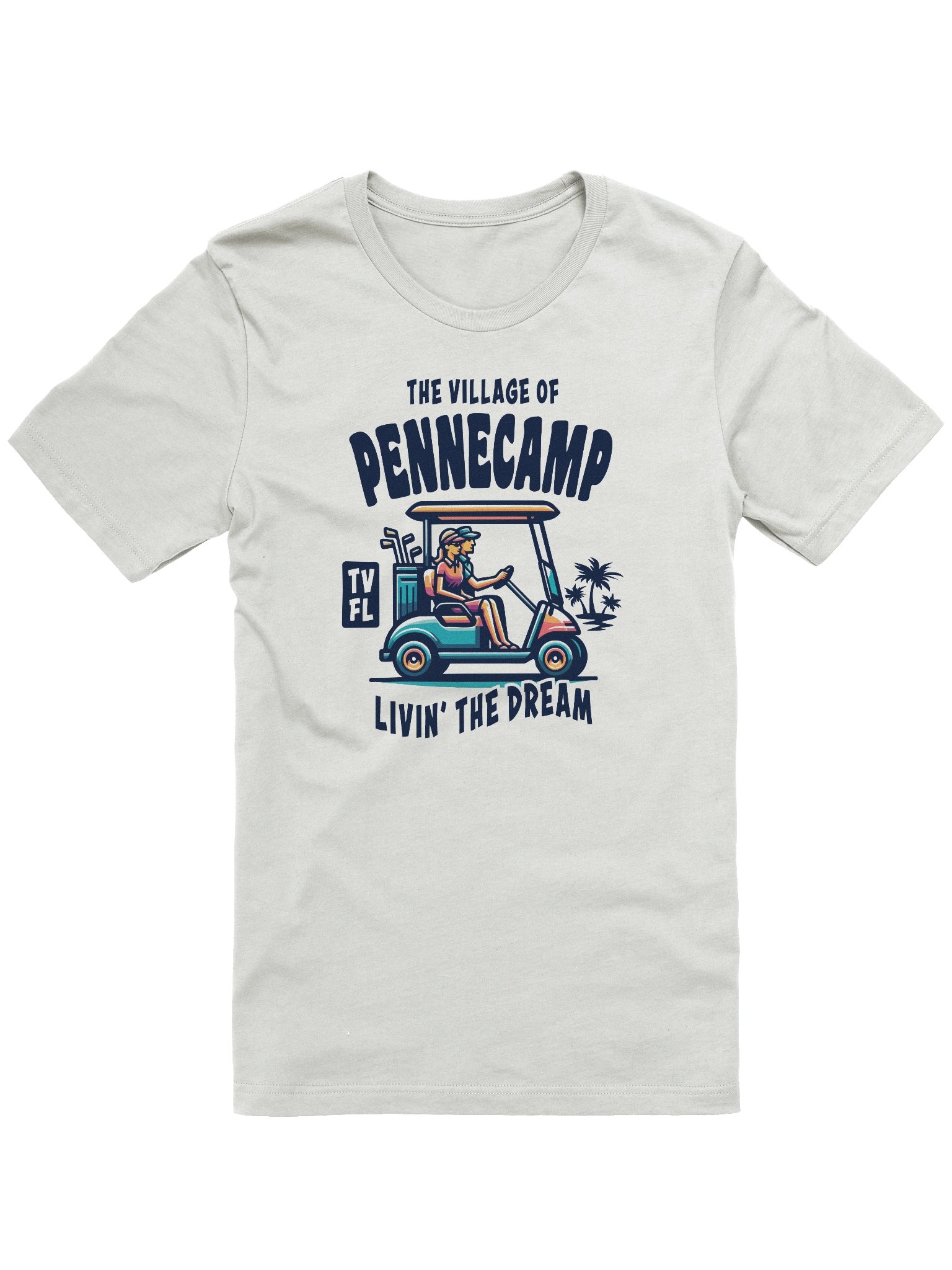 The Village of Pennecamp TV FL Golf Cart Design T-Shirt product image (5)